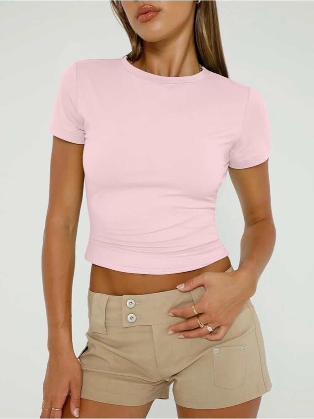 Light Pink Short Sleeve Shirt
